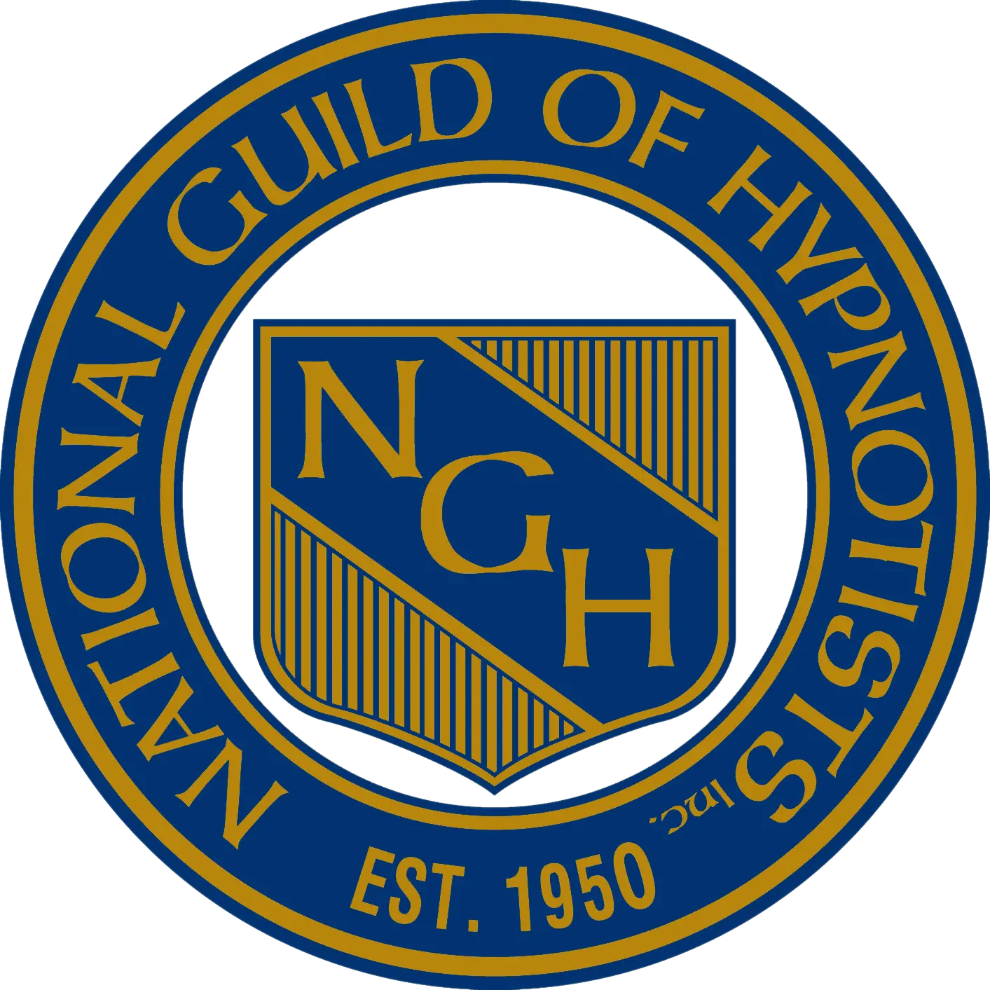 Siegel der National Guild of Hypnotists (NGH), gegründet 1950